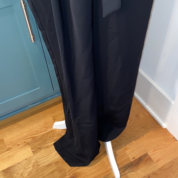 NWT ELIZA J Cap Sleeve Wide Leg Jumpsuit in Black - Picture 5 of 11